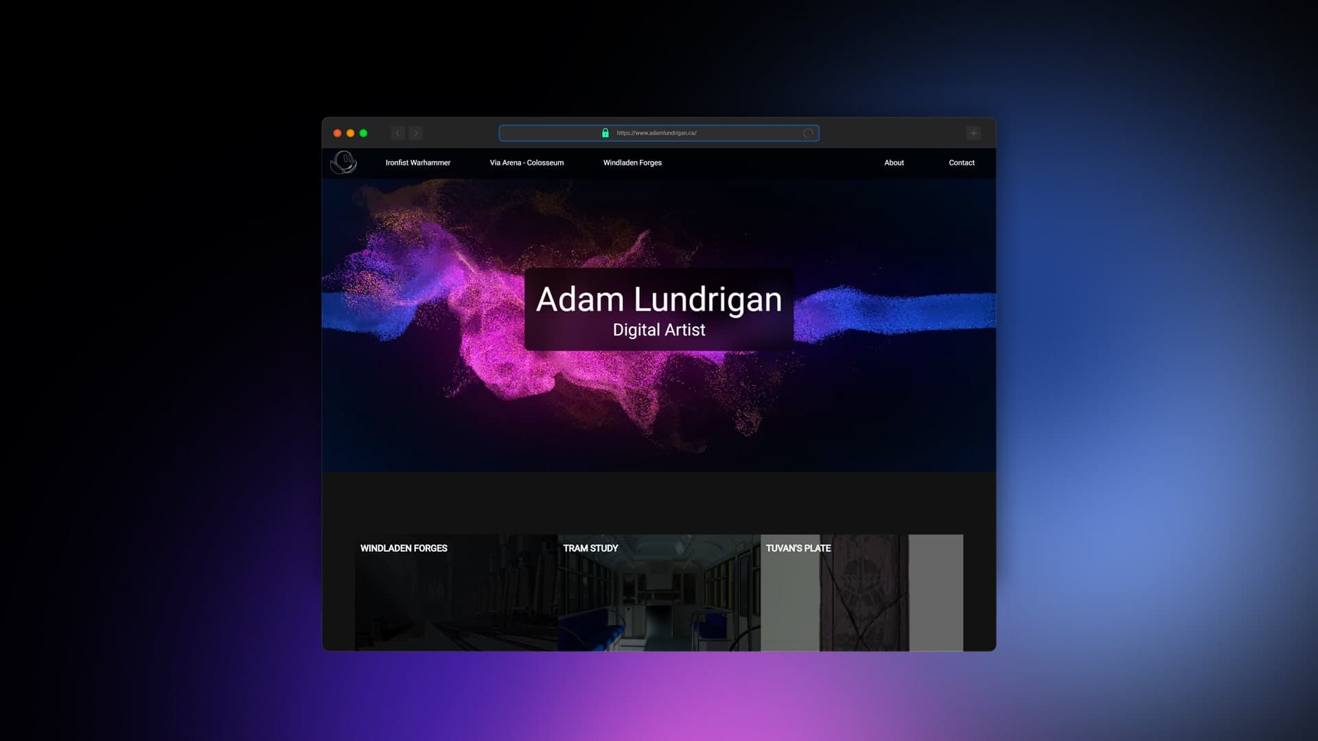 Adam Lundrigan Homepage